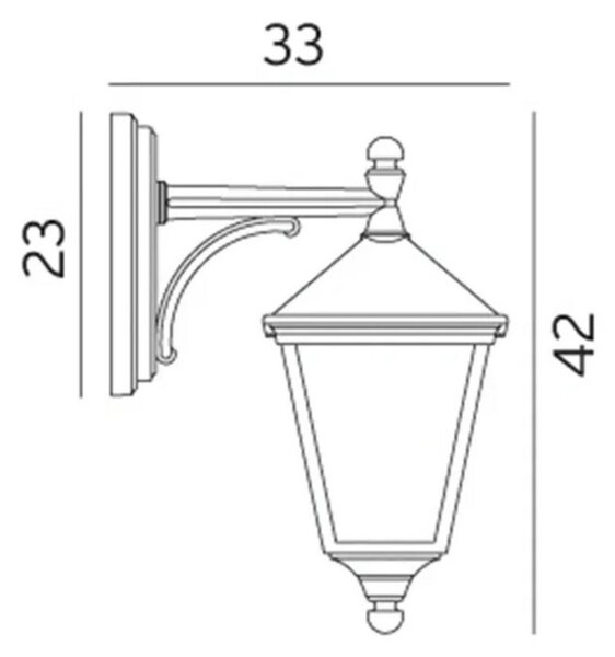 Lampade da esterno Norlys, Nero, Terrazza, Metallo