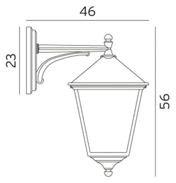 Lampade da esterno Norlys, Bianco, Terrazza, Metallo