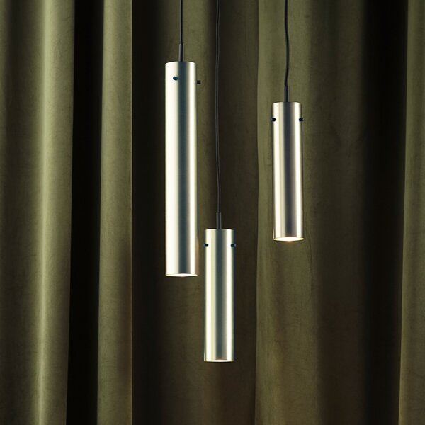 Lampada a sospensione FRANDSEN, FM2014, dimmerabile, Metallizzato, Soggiorno, Metallo, Design