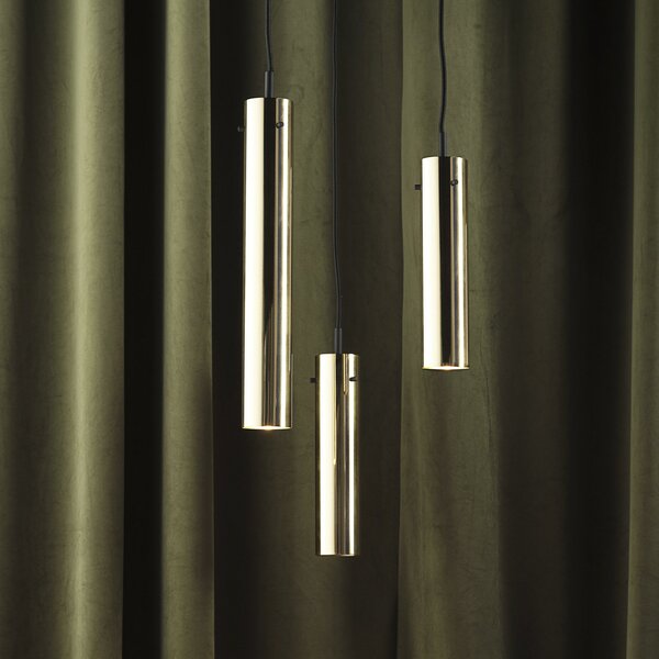 Lampada a sospensione FRANDSEN, FM2014, dimmerabile, Dorato / Ottone, Soggiorno, Ottone, Design
