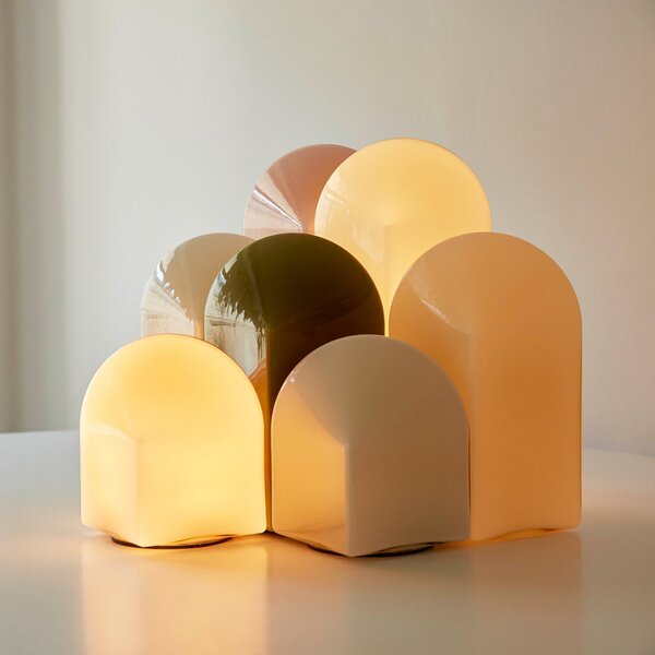 Lampade da tavolo HAY, Parade, dimmerabile, Bianco, Soggiorno, Vetro, Design