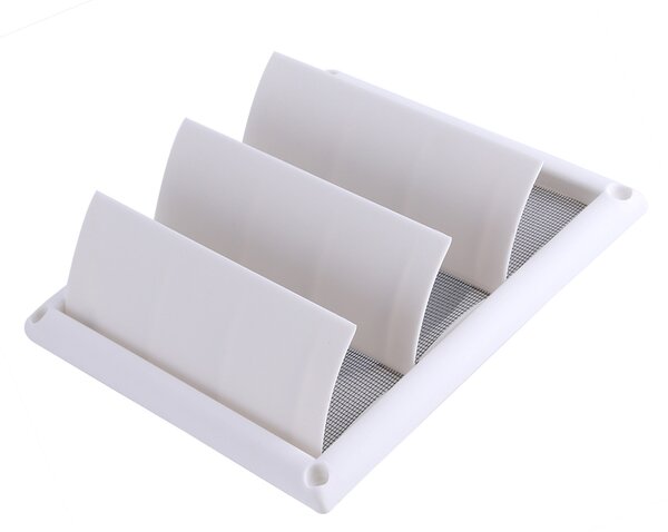 Bocchetta di ventilazione in plastica, bocchetta a parete, bocchetta a parete, griglia di ventilazione a parete, griglia di ventilazione