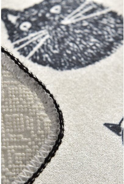 Tappetino per il bagno nero/beige 40x60 cm Cutie – Foutastic
