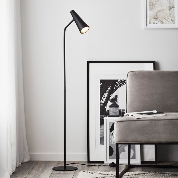 Lampada da terra Markslöjd, Peak, Nero, Soggiorno, Metallo, Moderno