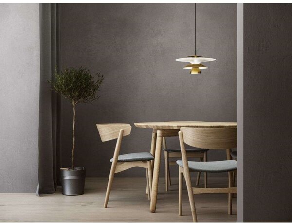 Lampada a sospensione Belid, Dorato / Ottone, Sala da pranzo, Metallo