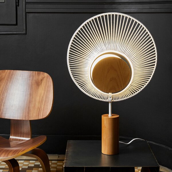 Lampade da tavolo Forestier, Oyster, Bianco, Soggiorno, Metallo, Design