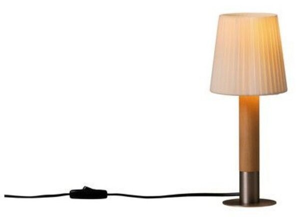Lampade da tavolo Santa & Cole, dimmerabile, Beige, Soggiorno, Legno
