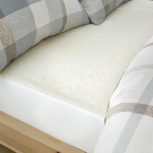 Lenzuolo in micropile crema 135x190 cm - Catherine Lansfield