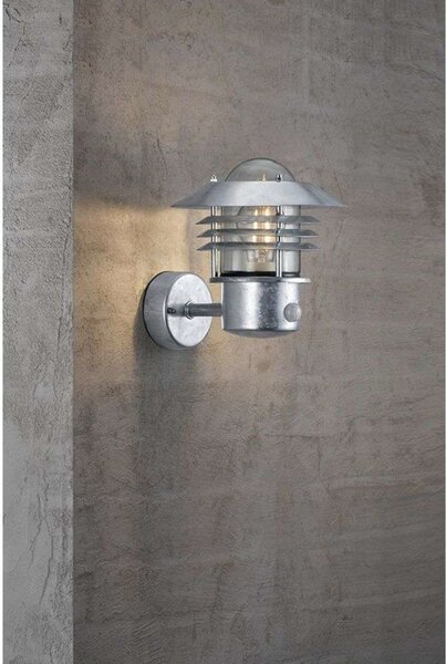 Vejers Applique da Parete w/Sensor Galvanised