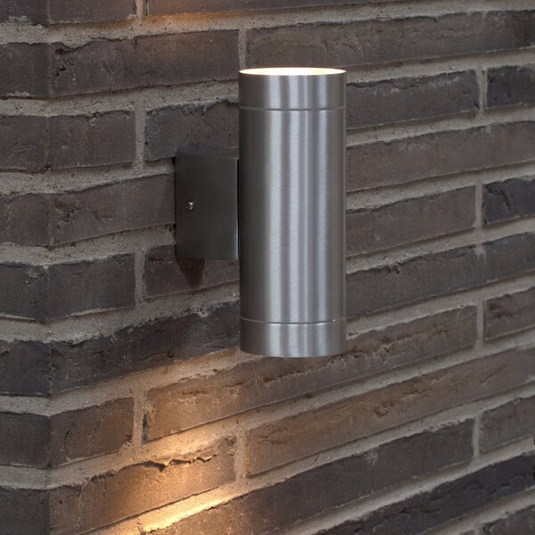 Lampade da esterno Nordlux, Tin Maxi Double, dimmerabile, Metallizzato, Metallo, Moderno