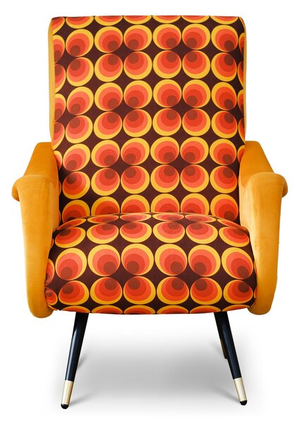Poltrona Miss Tessuto e Velluto Premium - Design Iconico