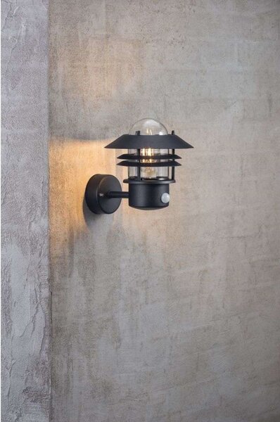 Blokhus Up Applique da Parete w/Sensor Black - Nordlux