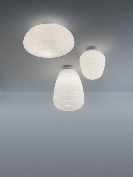 Plafoniera Foscarini, Bianco, Vetro