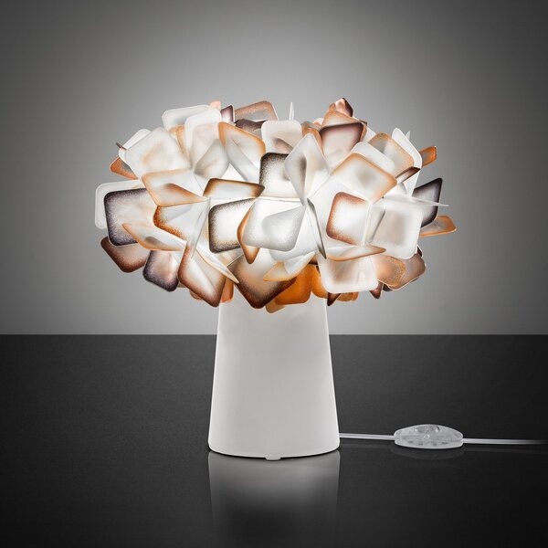 Lampade da tavolo Slamp, Clizia, Bianco, Sala da pranzo, Plastica, Moderno