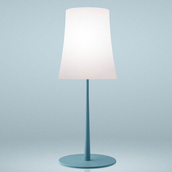 Lampade da tavolo Foscarini, Birdie Easy Grande, Blu, Soggiorno, Metallo, Design