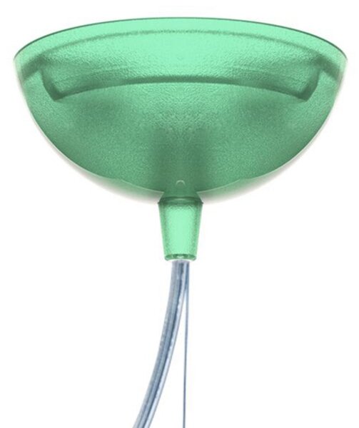 Lampada a sospensione Kartell, Small FL/Y, Verde, Soggiorno, Plastica, Design