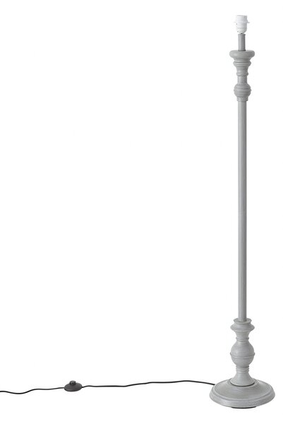 Lampada da terra classica grigia senza paralume - Classico