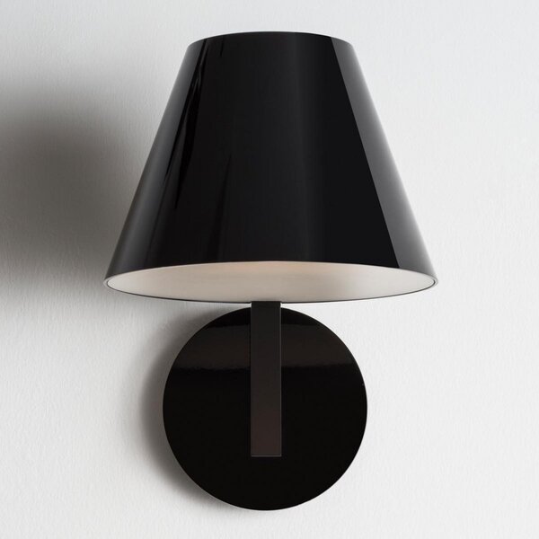 Applique da parete Artemide, La Petite, Nero, Soggiorno, Metallo, Design