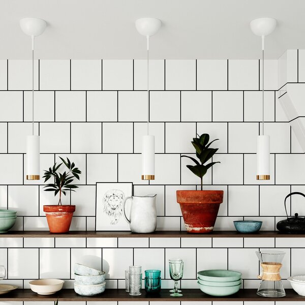 Lampada a sospensione By Rydéns, Puls, dimmerabile, Bianco, Soggiorno, Metallo, Moderno