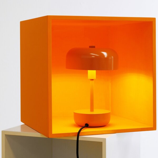 Lampade da tavolo Dyberg Larsen, Haipot, Arancione, Soggiorno, Metallo, Moderno