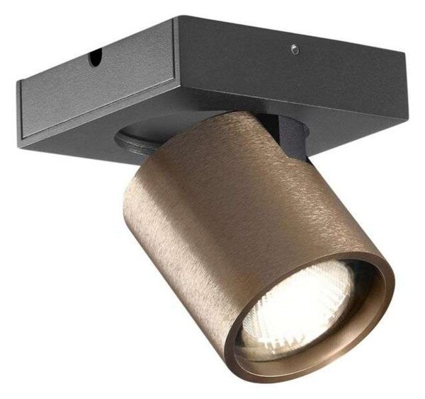 Plafoniera LIGHT-POINT, dimmerabile, Bronzo / Ottone anticato, Soggiorno, Alluminio