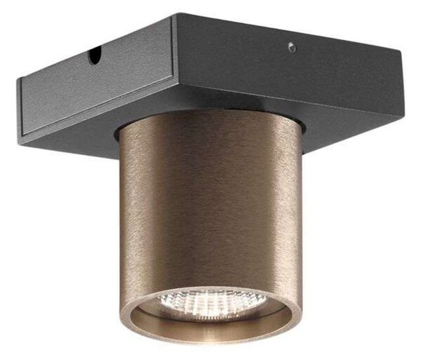 Plafoniera LIGHT-POINT, dimmerabile, Bronzo / Ottone anticato, Soggiorno, Alluminio