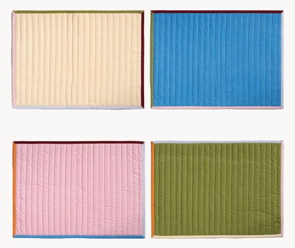 Set di 4 tovagliette americane fatte a mano Stitch