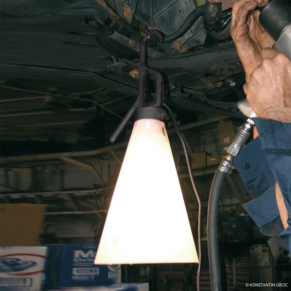 Mayday Lampada Lavoro Nero FLOS, Mayday, Bianco, Plastica, Design