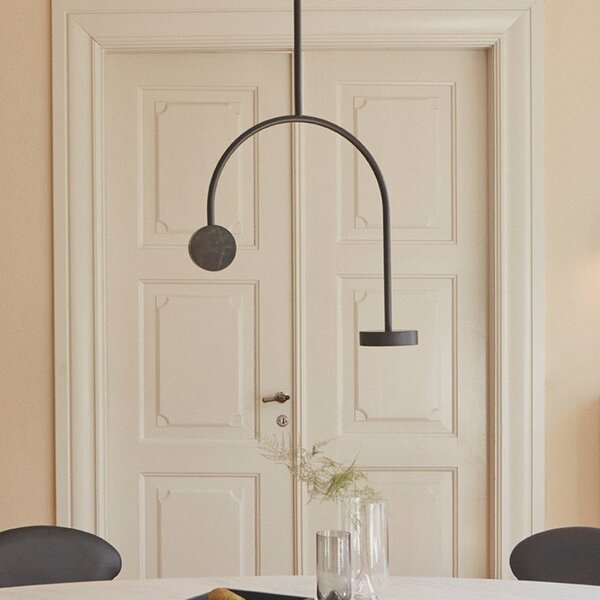 Lampada a sospensione AYTM, Grasil, Nero, Soggiorno, Metallo, Design