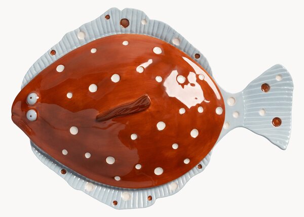 Set di 2 vassoi da portata fatti a mano con coperchio Tureen