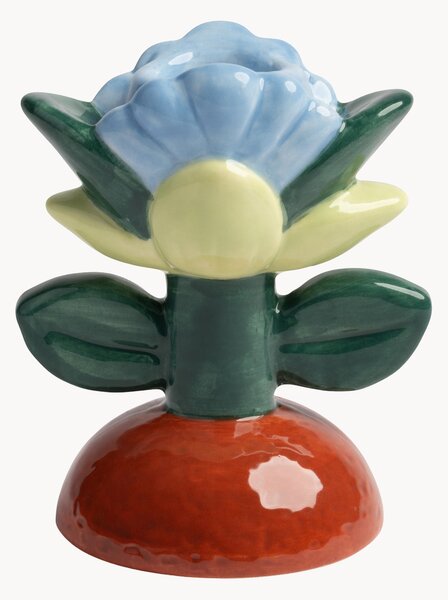 Portacandele dipinto a mano Blume