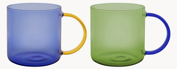 Set di 2 tazze in vetro borosilicato Fred