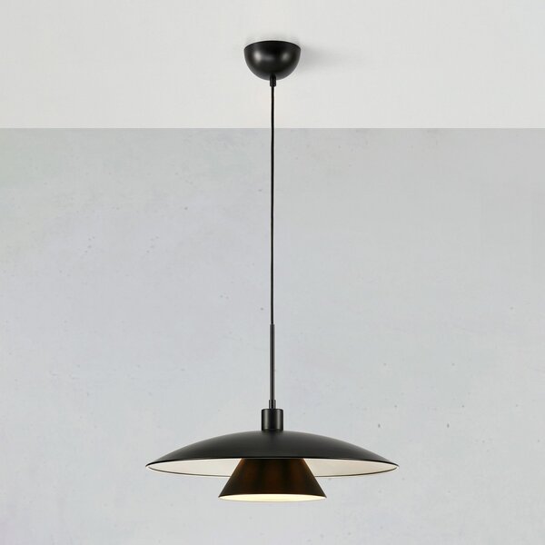 Lampada a sospensione Markslöjd, Millinge, dimmerabile, Nero, Soggiorno, Metallo, Scandinavo