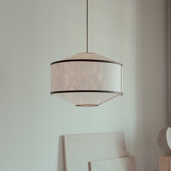 Lampada a sospensione New Works, Kite, dimmerabile, Bianco, Soggiorno, Plastica, Design
