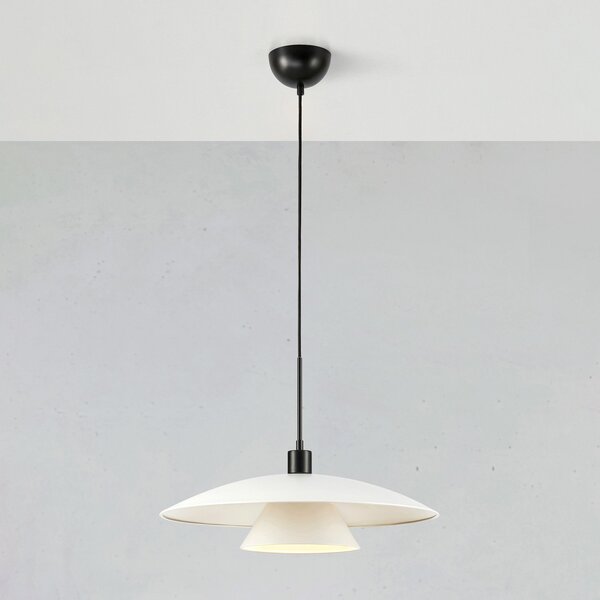 Lampada a sospensione Markslöjd, Millinge, dimmerabile, Bianco, Soggiorno, Metallo, Scandinavo