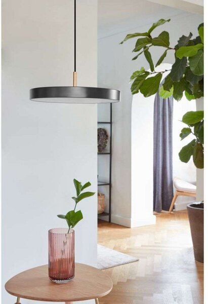 Lampada a sospensione Asteria Plus, Ø 30 cm, grigio/bronzo