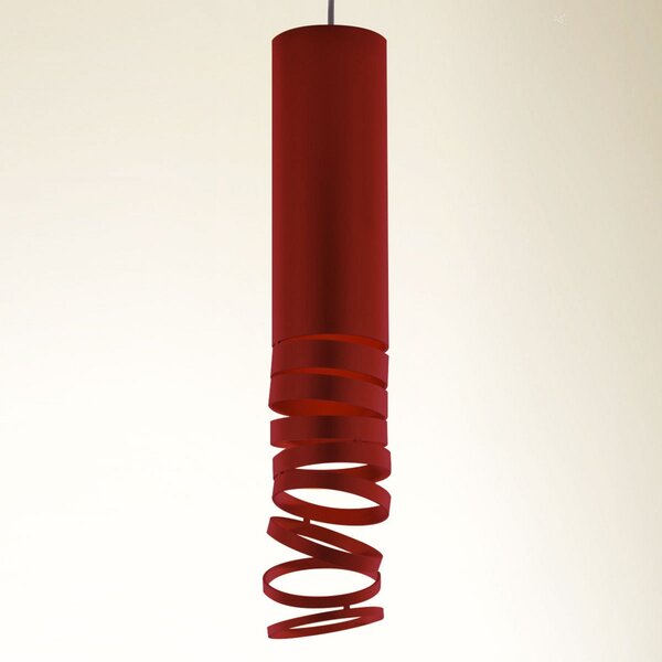 Lampada a sospensione Artemide, Decomposé, dimmerabile, Rosso, Soggiorno, Metallo, Design