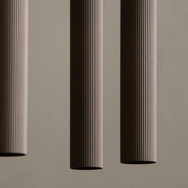 Lampada a sospensione Audo Copenhagen, Tubulaire, dimmerabile, Bronzo / Ottone anticato, Soggiorno, Alluminio, Design
