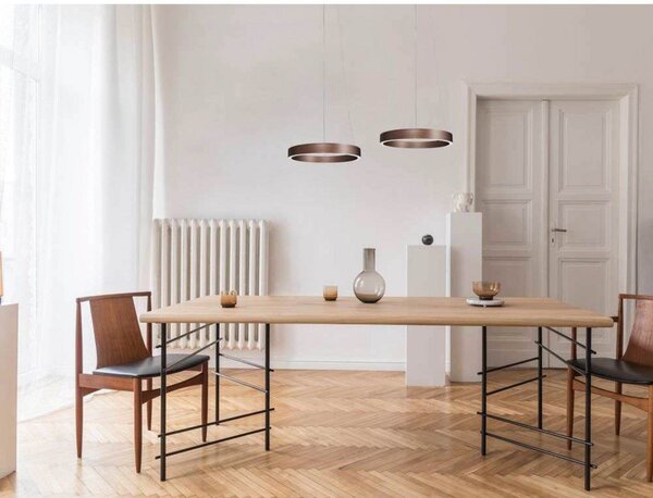 Lampada a sospensione ANTIDARK, Marrone / Ruggine, Cucina, Alluminio