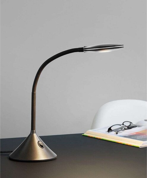 Lampade da tavolo Halo Design, Nero, Studio / Ufficio, Plastica