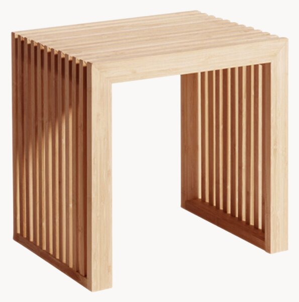 Sgabello in legno di bambù Rib