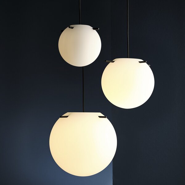 Lampada a sospensione FRANDSEN, Koi, dimmerabile, Bianco, Soggiorno, Vetro, Design