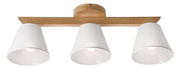 Plafoniera ANTONIO 3xE14/40W/230V rovere