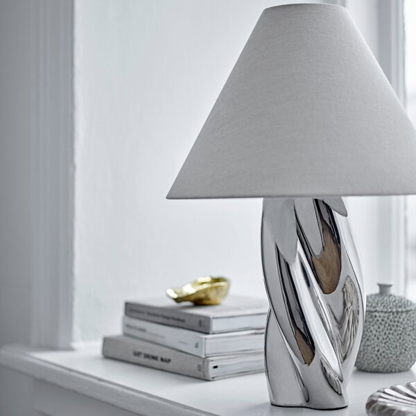 Lampade da tavolo Bloomingville, Silva, Metallizzato, Soggiorno, Ceramica, Moderno