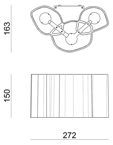 Applique da parete Stilnovo, Honey, Bianco, Soggiorno, Plastica, Design