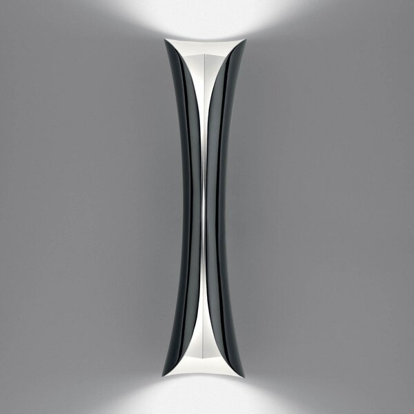 Applique da parete Artemide, Cadmo, dimmerabile, Nero, Soggiorno, Plastica, Design