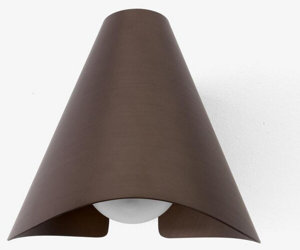 Applique da parete &Tradition, Bonnet SC103, dimmerabile, Bronzo / Ottone anticato, Soggiorno, Alluminio, Moderno