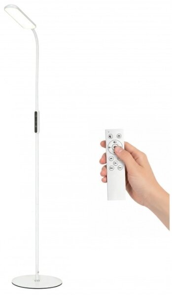 Lampada da terra LED dimmerabile TEILO LED/10W/230V 3000/4000/6500K bianco + telecomando