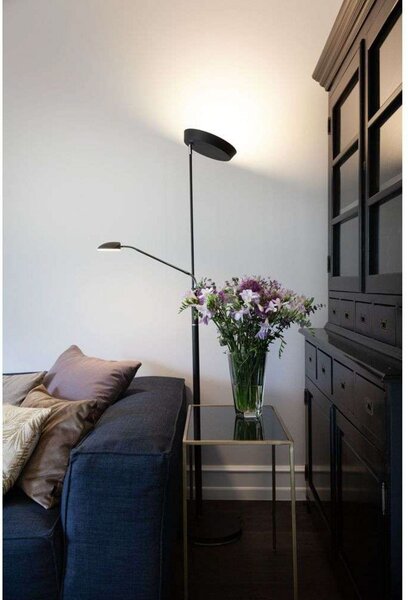 Lampada da terra Halo Design, dimmerabile, Dorato / Ottone, Soggiorno, Metallo