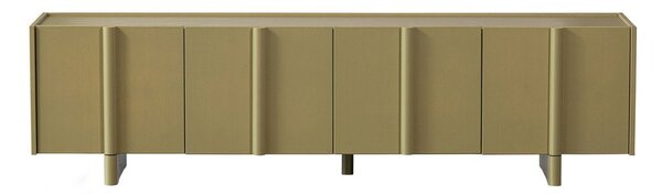 Mobile TV color kaki in pino massiccio 200x53x46 cm Basu – WOOOD